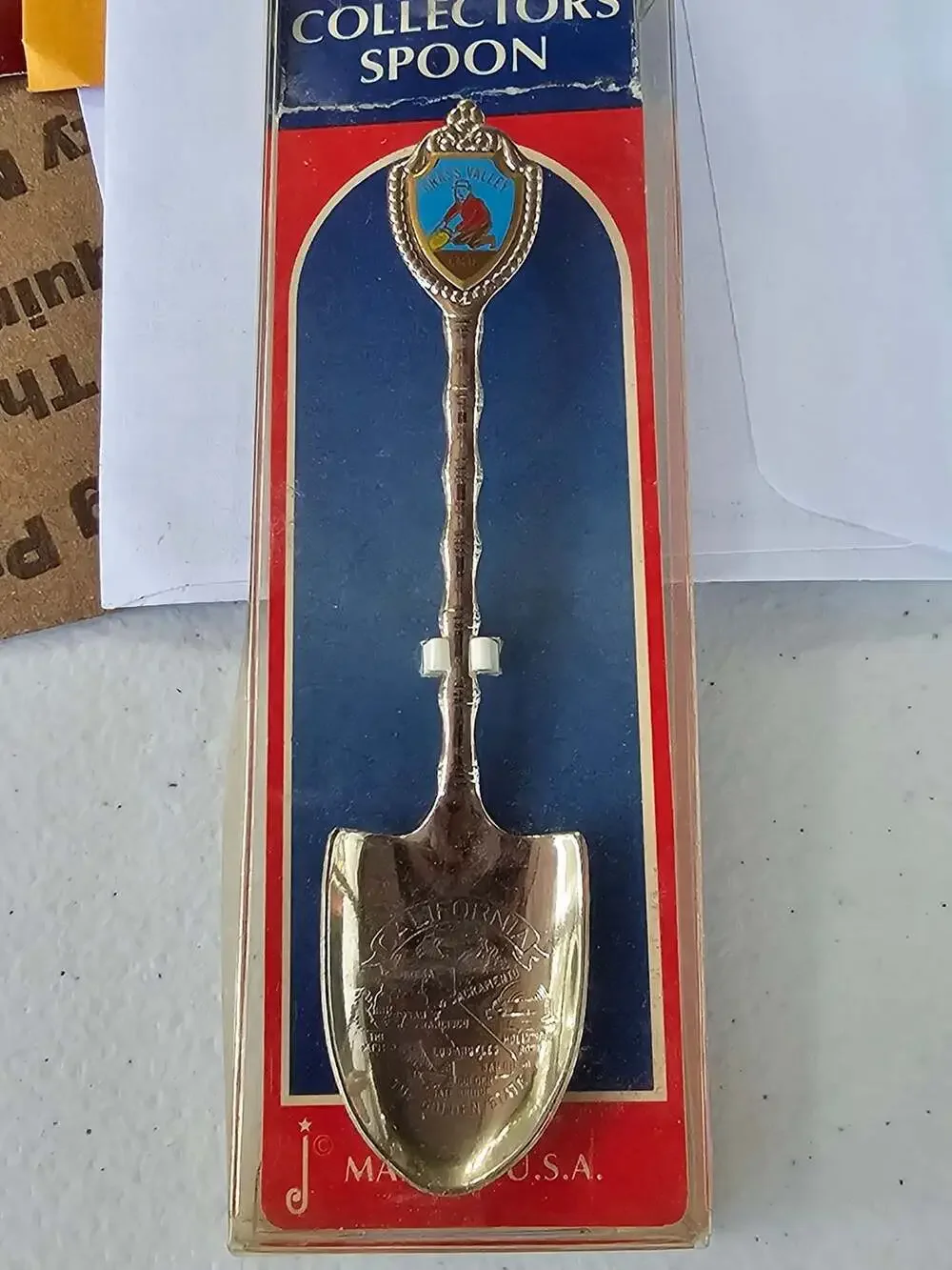 California Souvenir Shovel Spoon Grass Valley